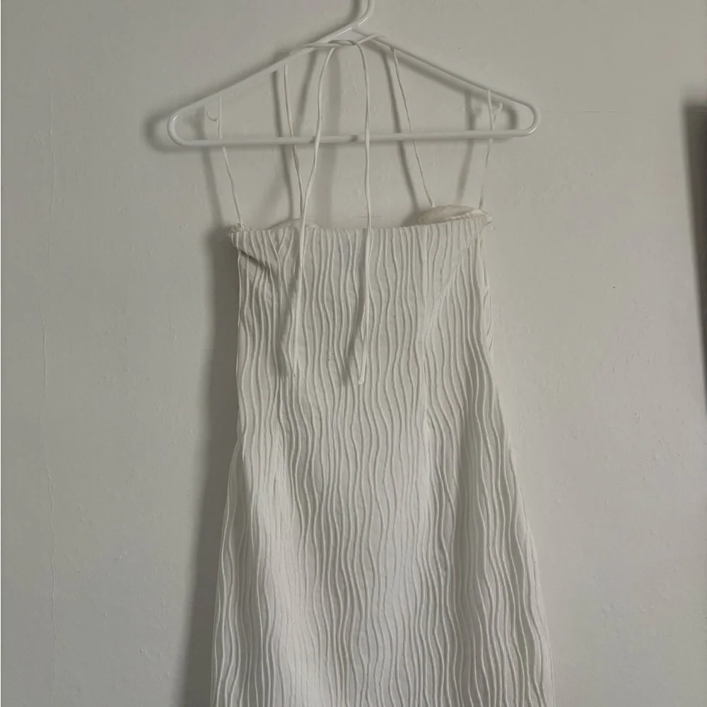 White Halter Dress Princess Polly - Picture 2 of 4